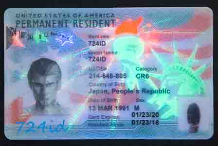 U.S.A Green Card